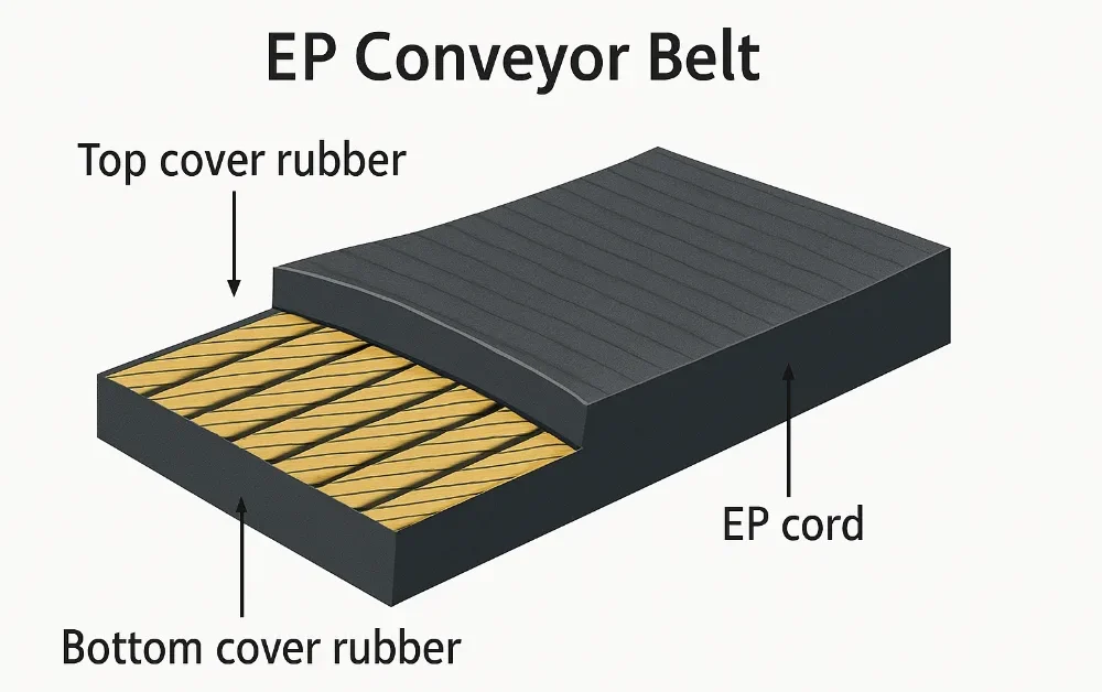 ep Conveyor Belt cross section