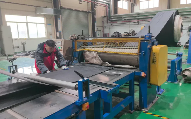 conveyor belt manfuacturering process - forming 