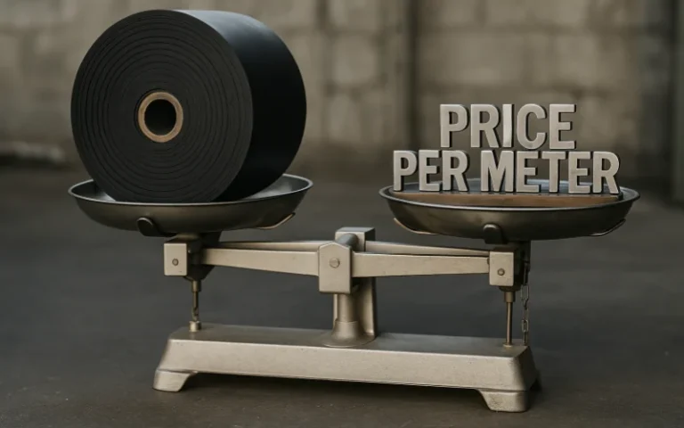 Rubber conveyor belt Price per meter.