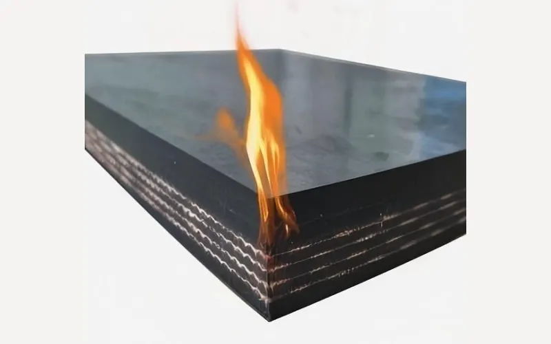flame Resistant Rubber Conveyor Belt material