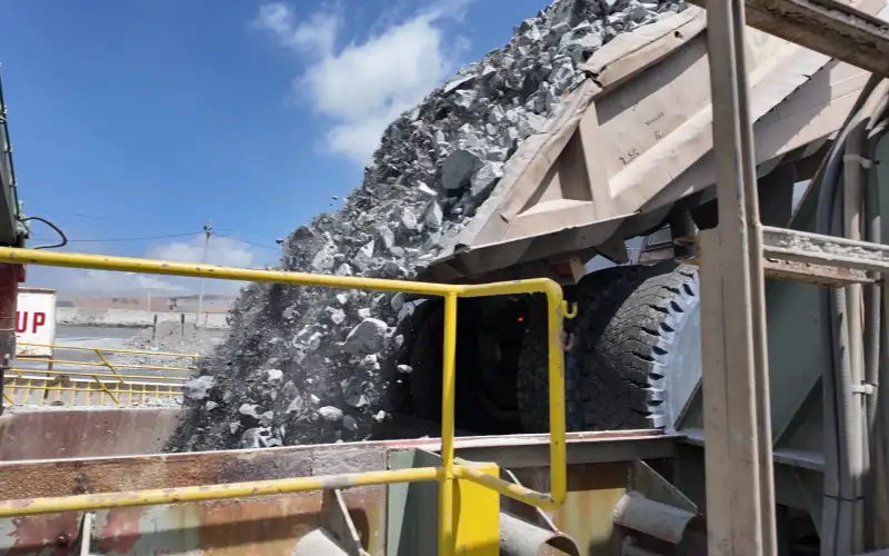 quarry conveyor belt rock size over 100 mm