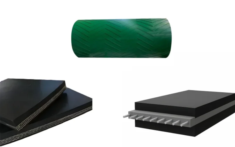 pvc & fabric & st conveyor belt