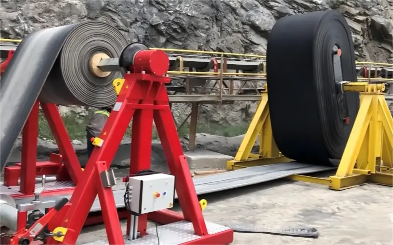  change rubber conveyor belt
