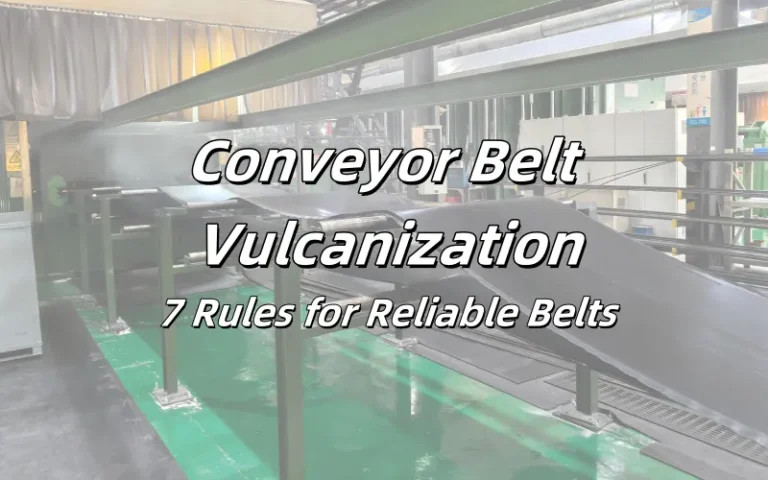 conveyor Belt vulcanization 7 rules for reliable belts