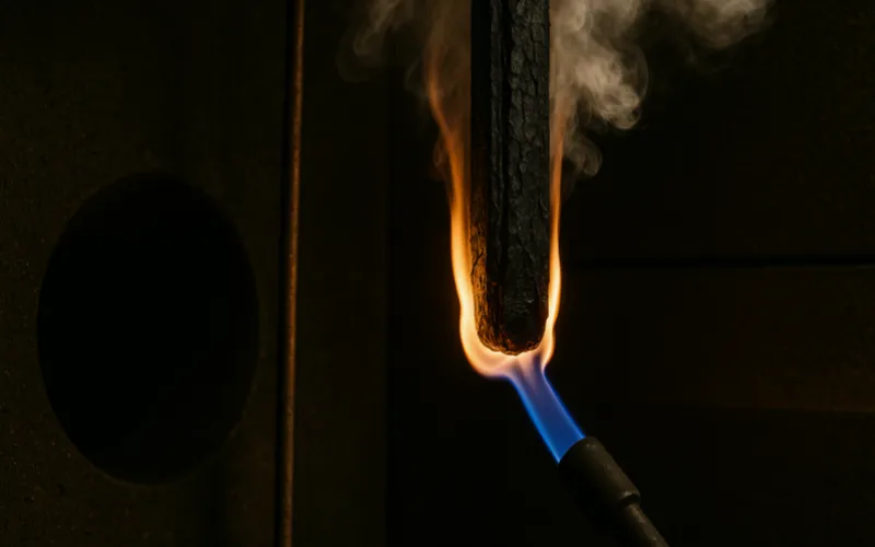 .flame retardant conveyor Belt test