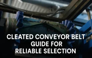 Cleated conveyor belt feature image