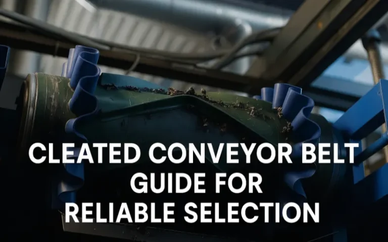 Cleated conveyor belt feature image