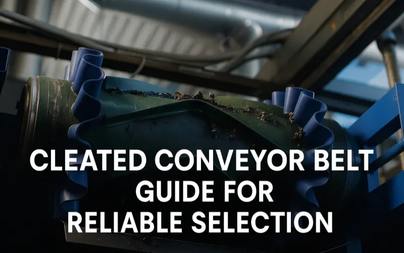 Cleated conveyor belt feature image