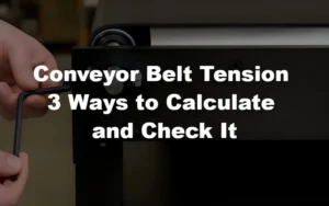 convyeor belt tension calculation Features image