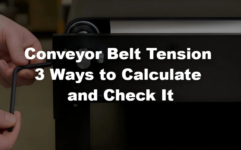 convyeor belt tension calculation Features image