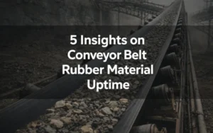 5 Insights on conveyor belt rubber material uptime