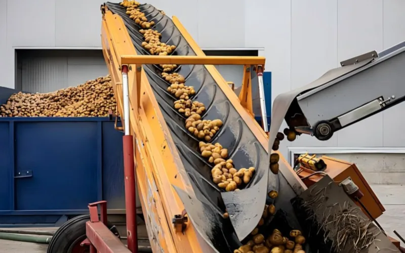 6. potato chevron rubber conveyor belt