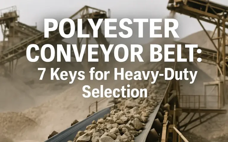 polyester conveyor belt 7 keys for heavy-duty selection