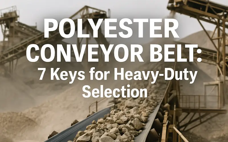 polyester conveyor belt 7 keys for heavy-duty selection