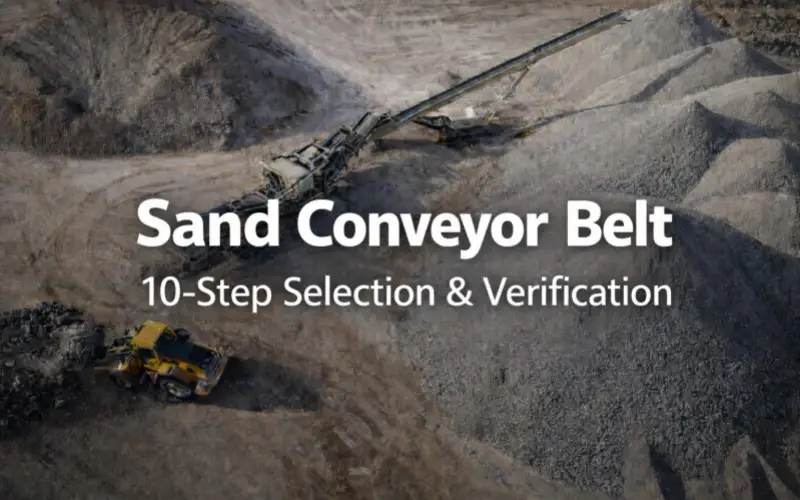 sand conveyor Belt