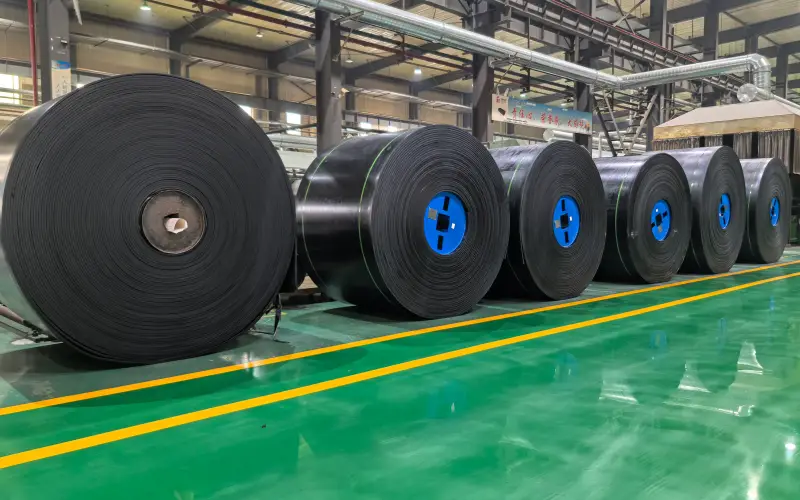 4. Bande transporteuse à bord moulé