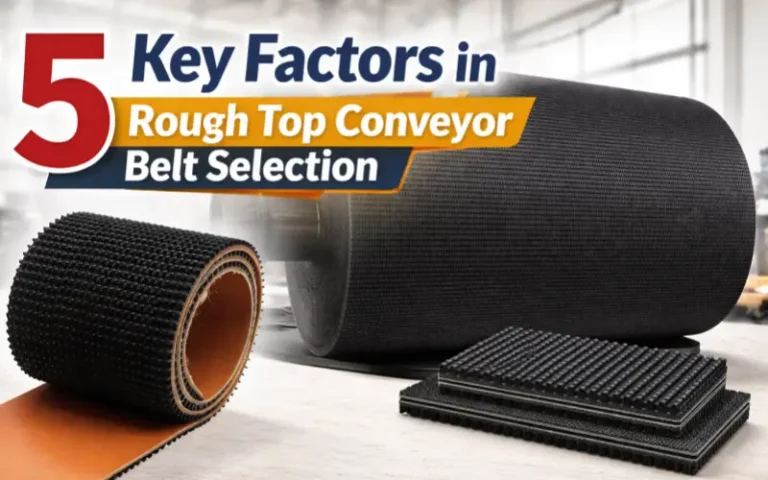 5 Key Factors in Rough Top Conveyor Belt Selection