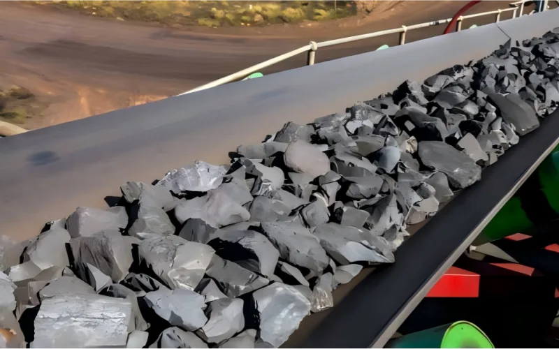 6.ore conveyor belt system