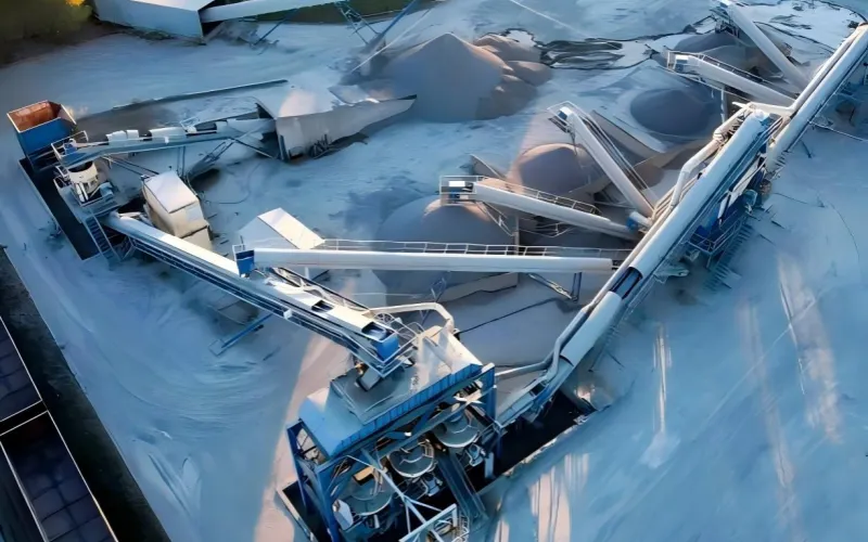 Cement plant Conveyor belt system