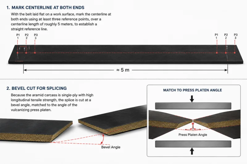Marking center line