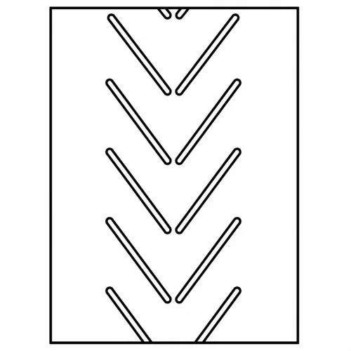 chevron conveyor belt pattern -3