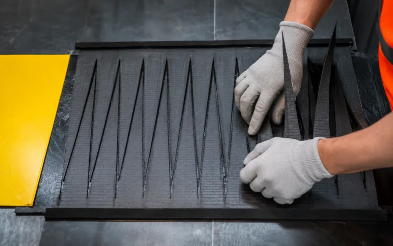 finger splice aramid conveyor belt
