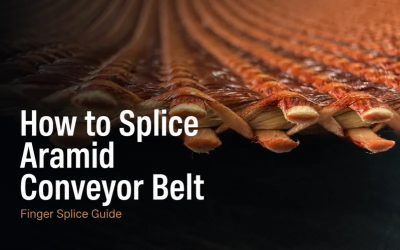 how to splice aramid conveyor belt