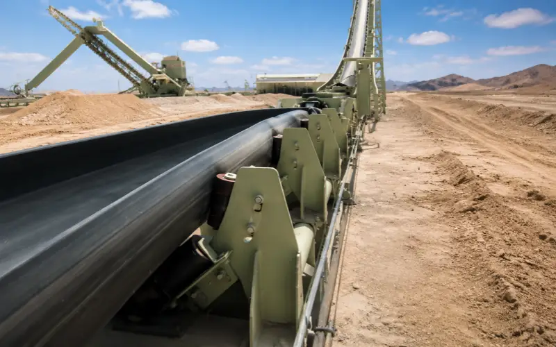 pipe Conveyor belt Application