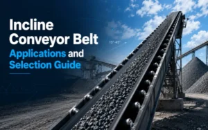 incline conveyor belt application and selection guide