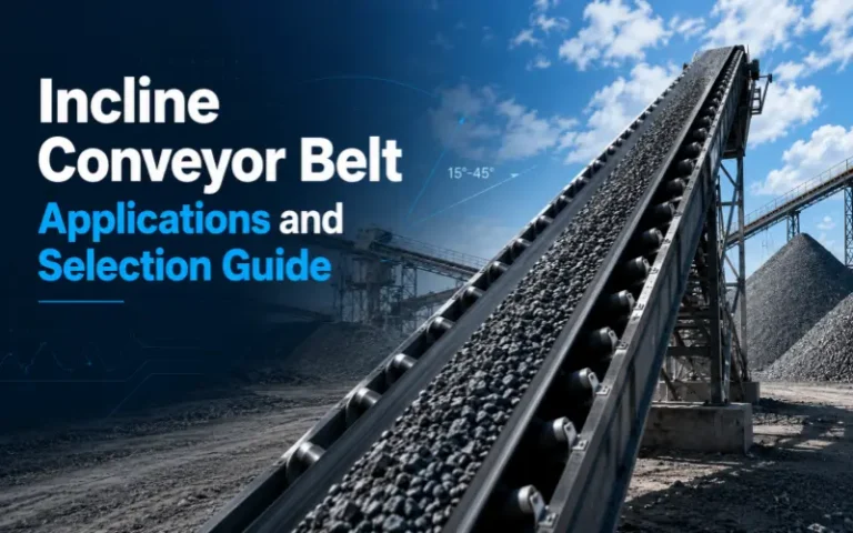 incline conveyor belt application and selection guide