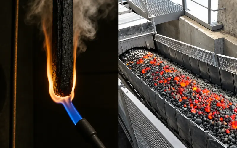 1.burn resistant conveyoir belt vs flame resistant conveyor belt