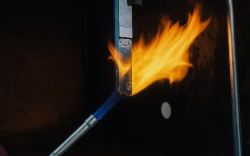 2.2.Flame-retardant conveyor belt test