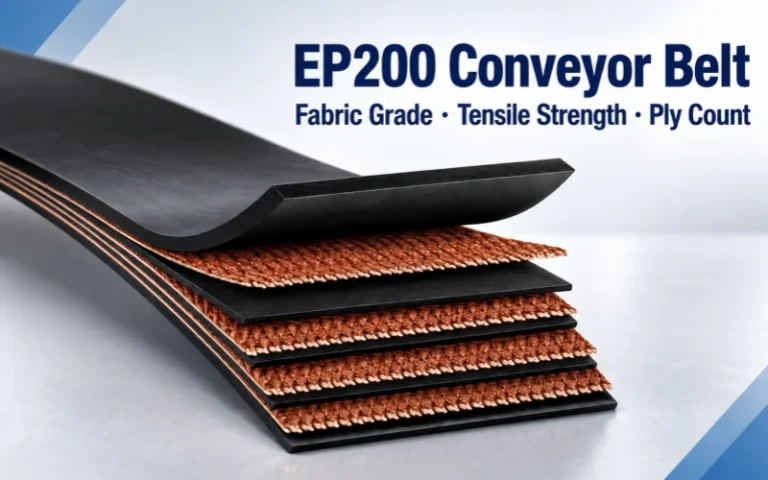 EP200 Conveyor Belt Fabric Grade, tensile Strength, and Ply Count