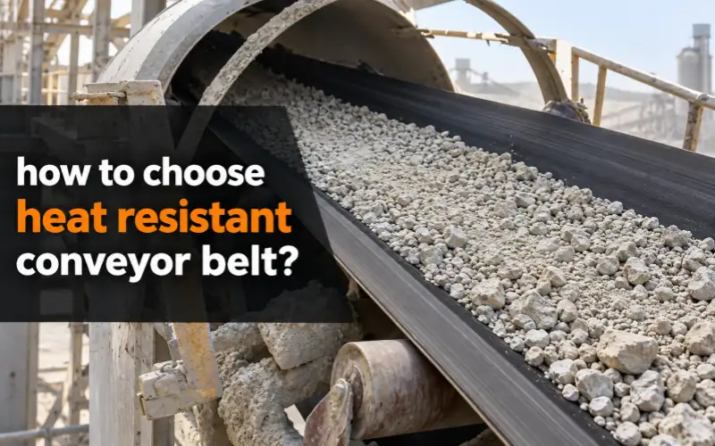 how to choose heat resistant conveyor belt