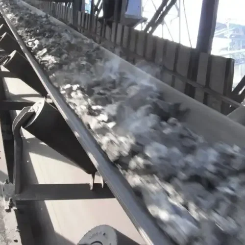 Transporting high-temperature products will accelerate the aging of the conveyor belt